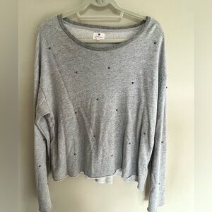 Sundry Studded Gray Sweatshirt Sweater Size 4